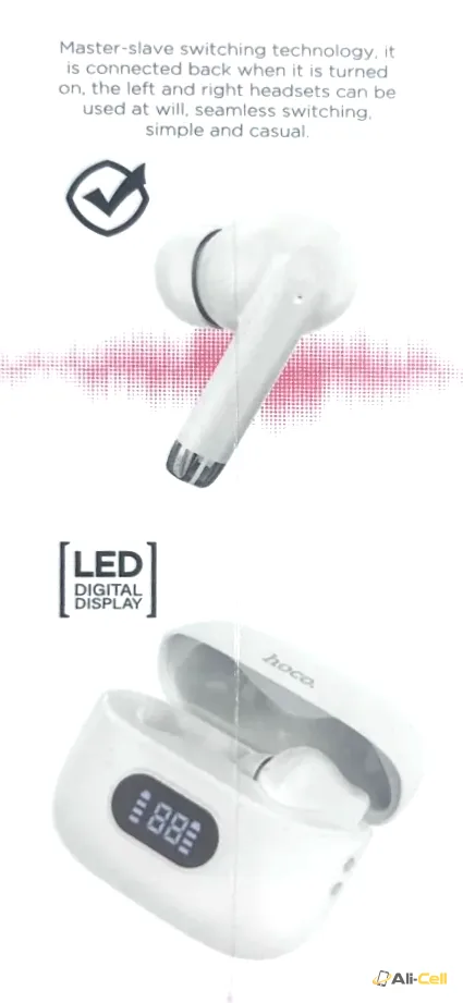 LED Display 5.4 Wireless Connection BT Headset Earbuds — 6