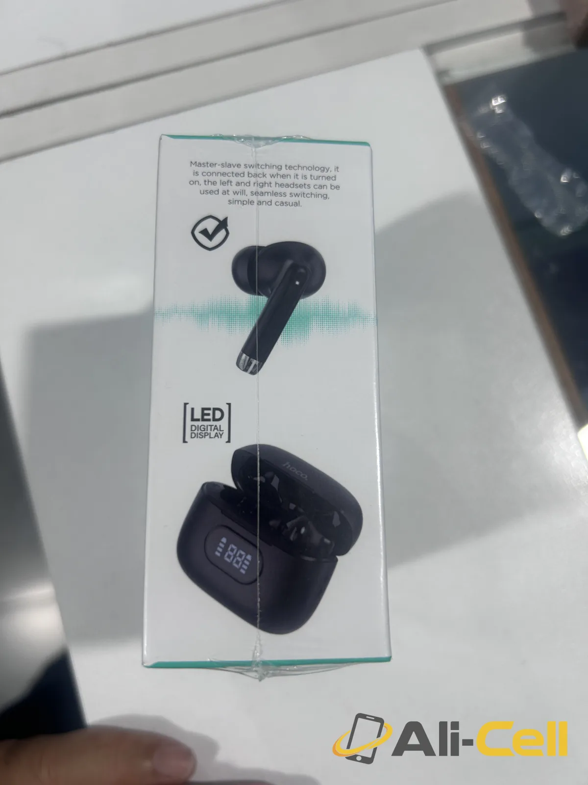 LED Display 5.4 Wireless Connection BT Headset Earbuds — 5