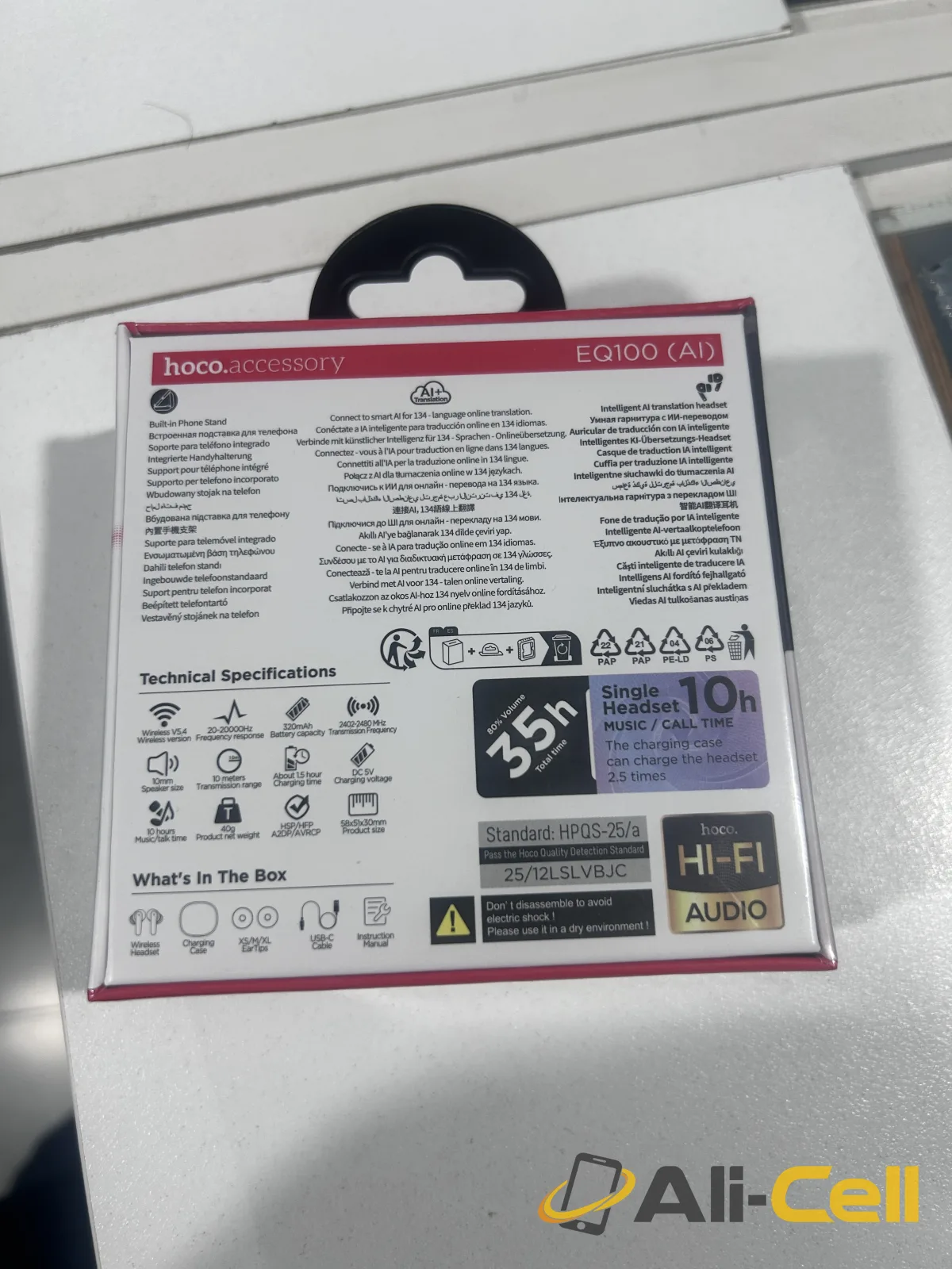 AI+ Translation 5.4 Wireless Connection TWS Headset Earbuds — 6