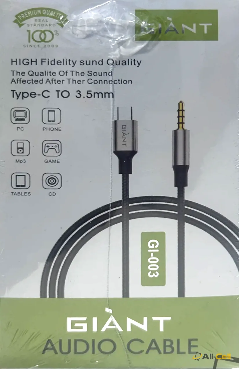 Type-C USB-C to 3.5mm Sound Audio Cable — 3