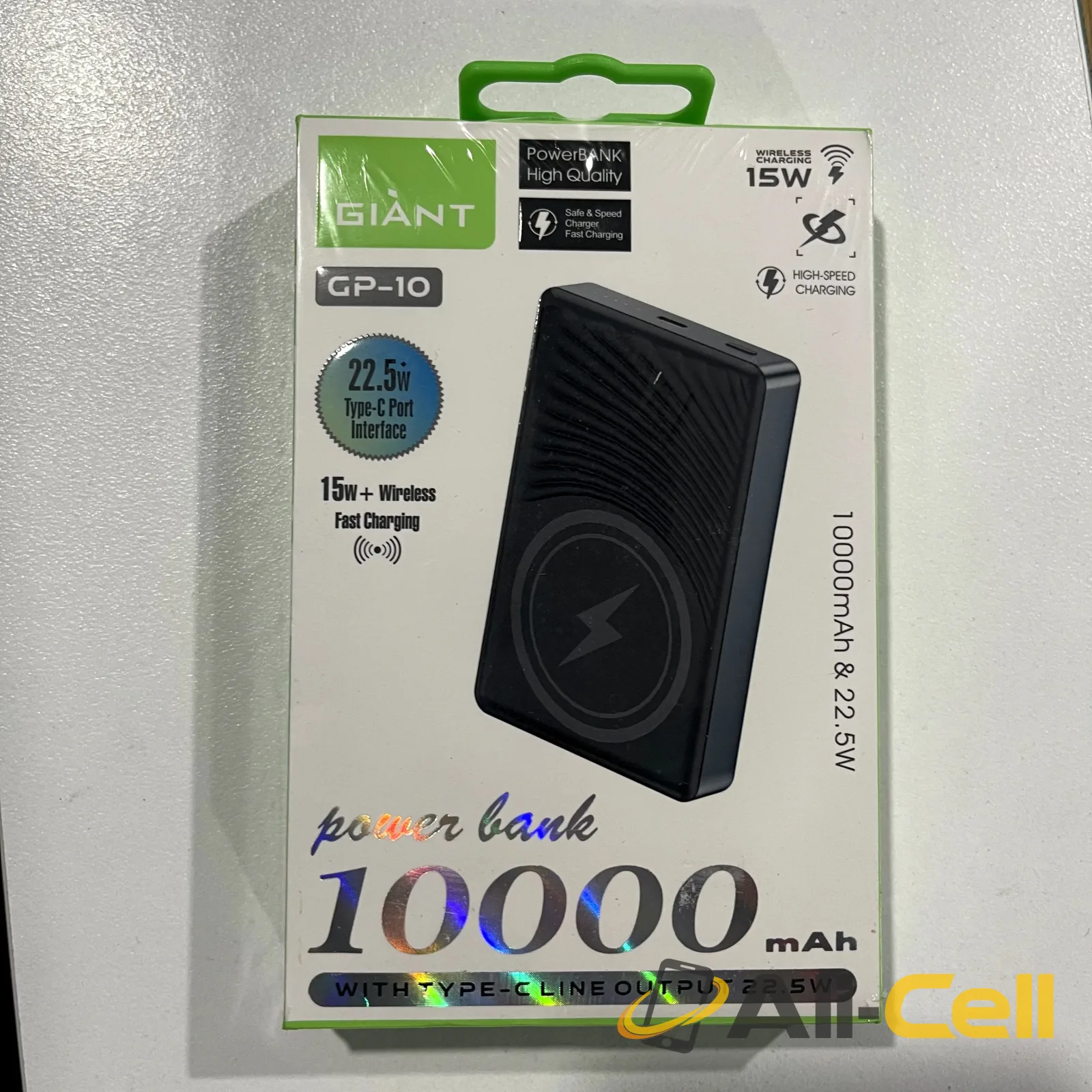 15W+ Wireless Fast Charging 10000 mAh Power Bank 22.5W Type-C — 2
