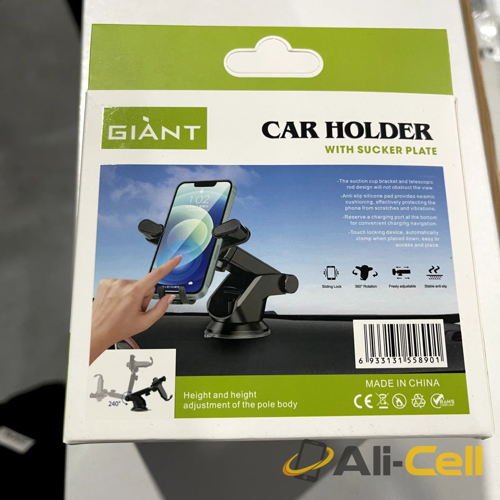 Suction Cup Stretch Car Holder — 3