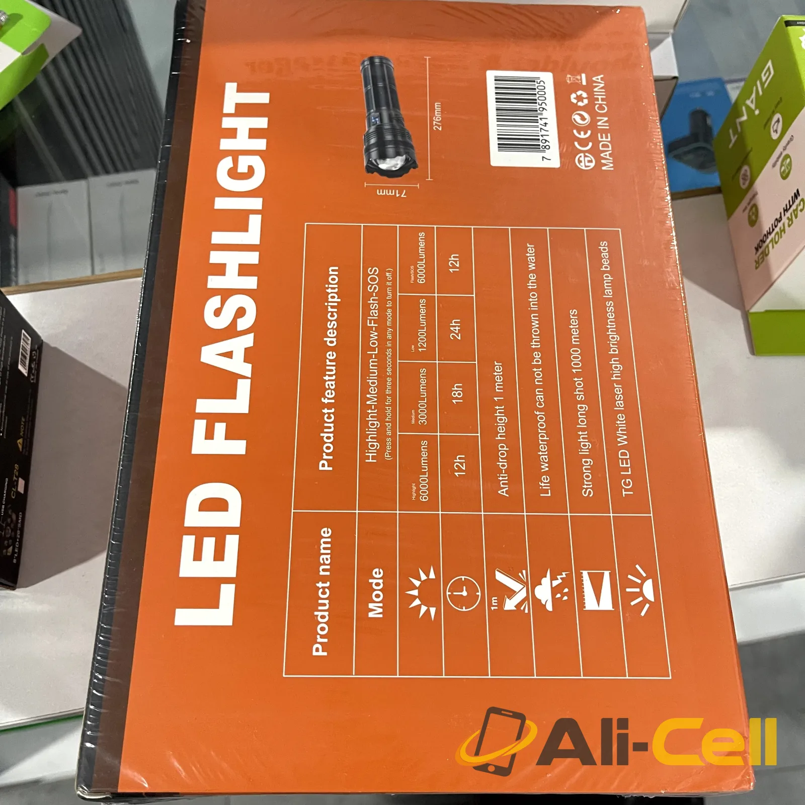 LED Flashlight TG 3000M Lumens 18h — 2