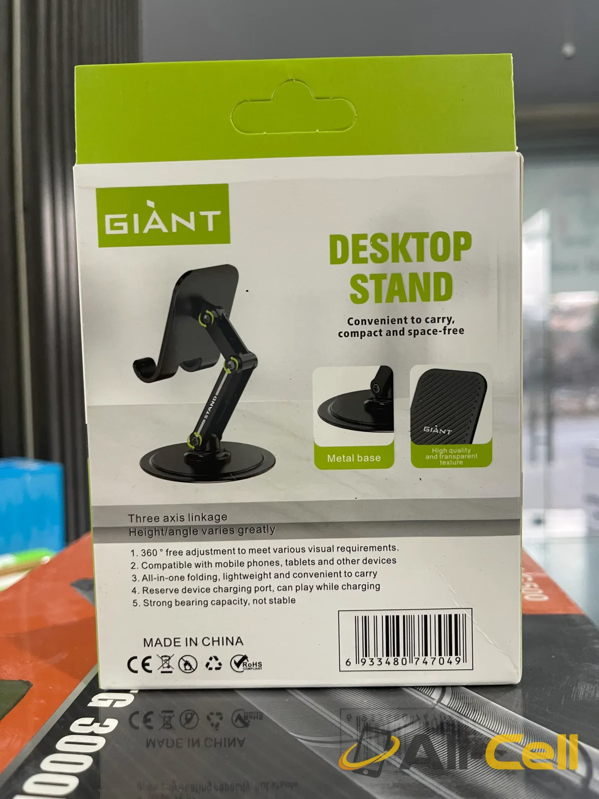 Mobile Phone Desktop Stand 360° Folding — 3