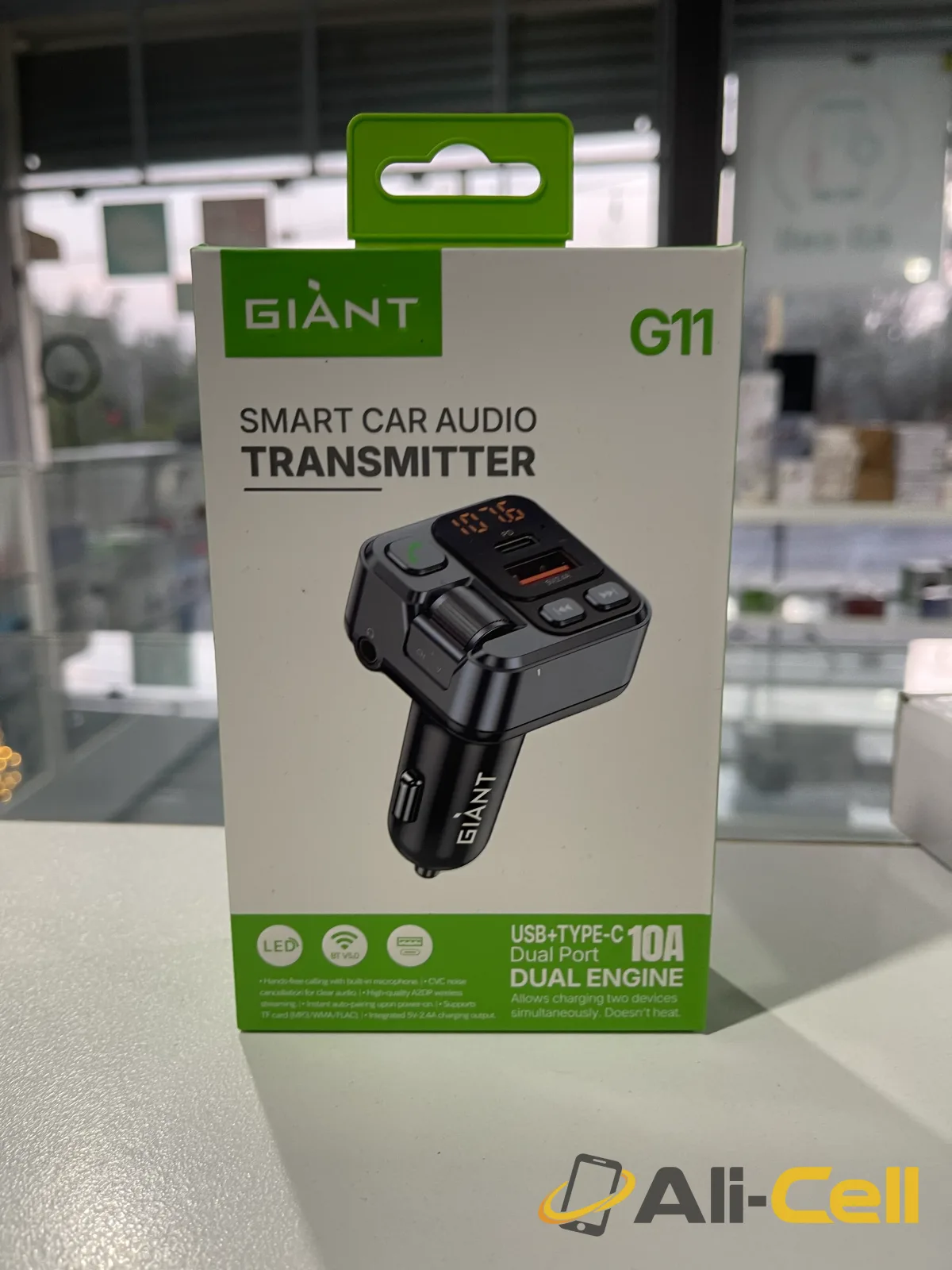 Smart Car Audio Transmitter USB+TYPE-C 10A Dual Engine — 2