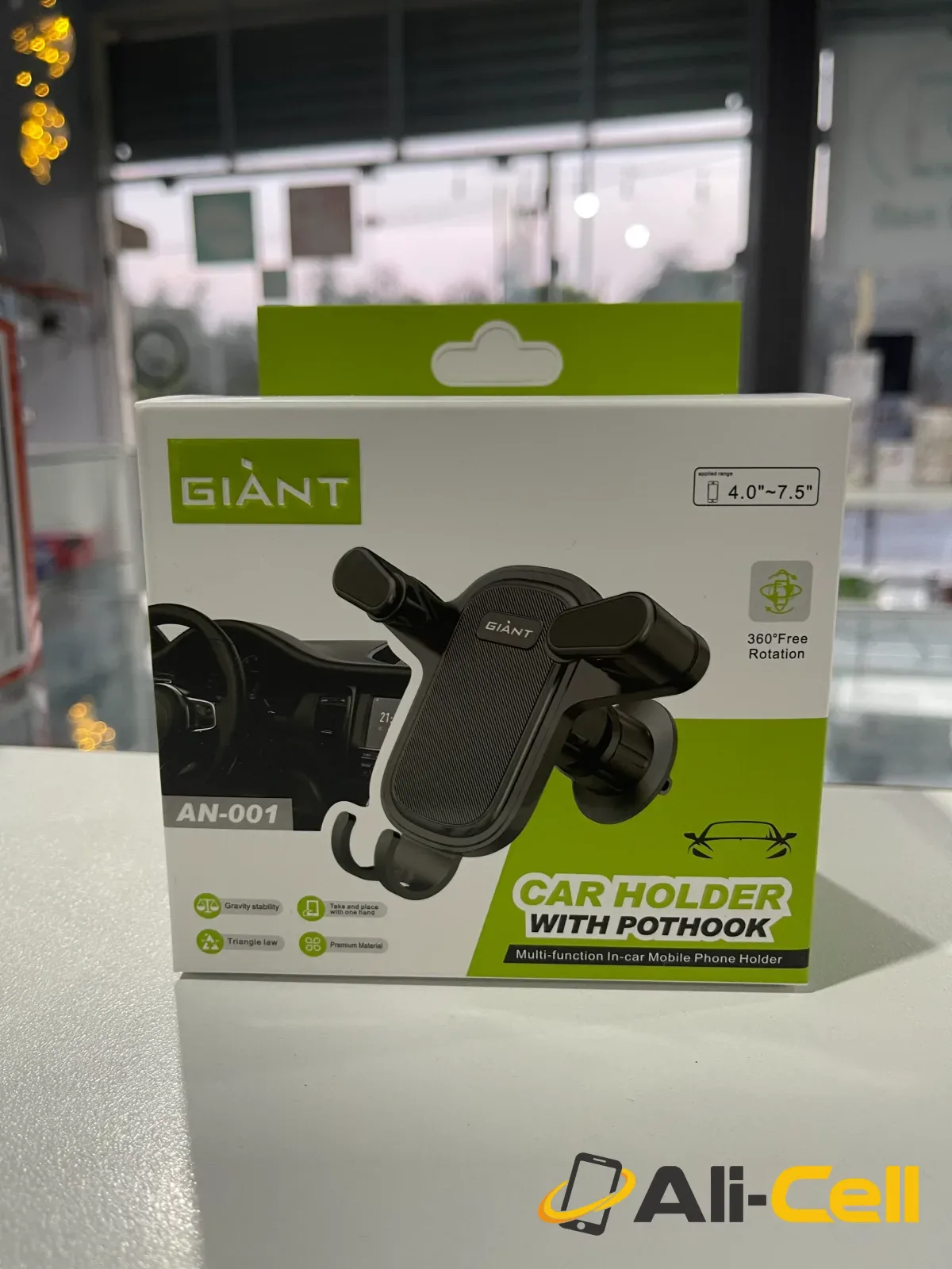 Multi-function in Car Mobile Phone Holder with Pothook — 2