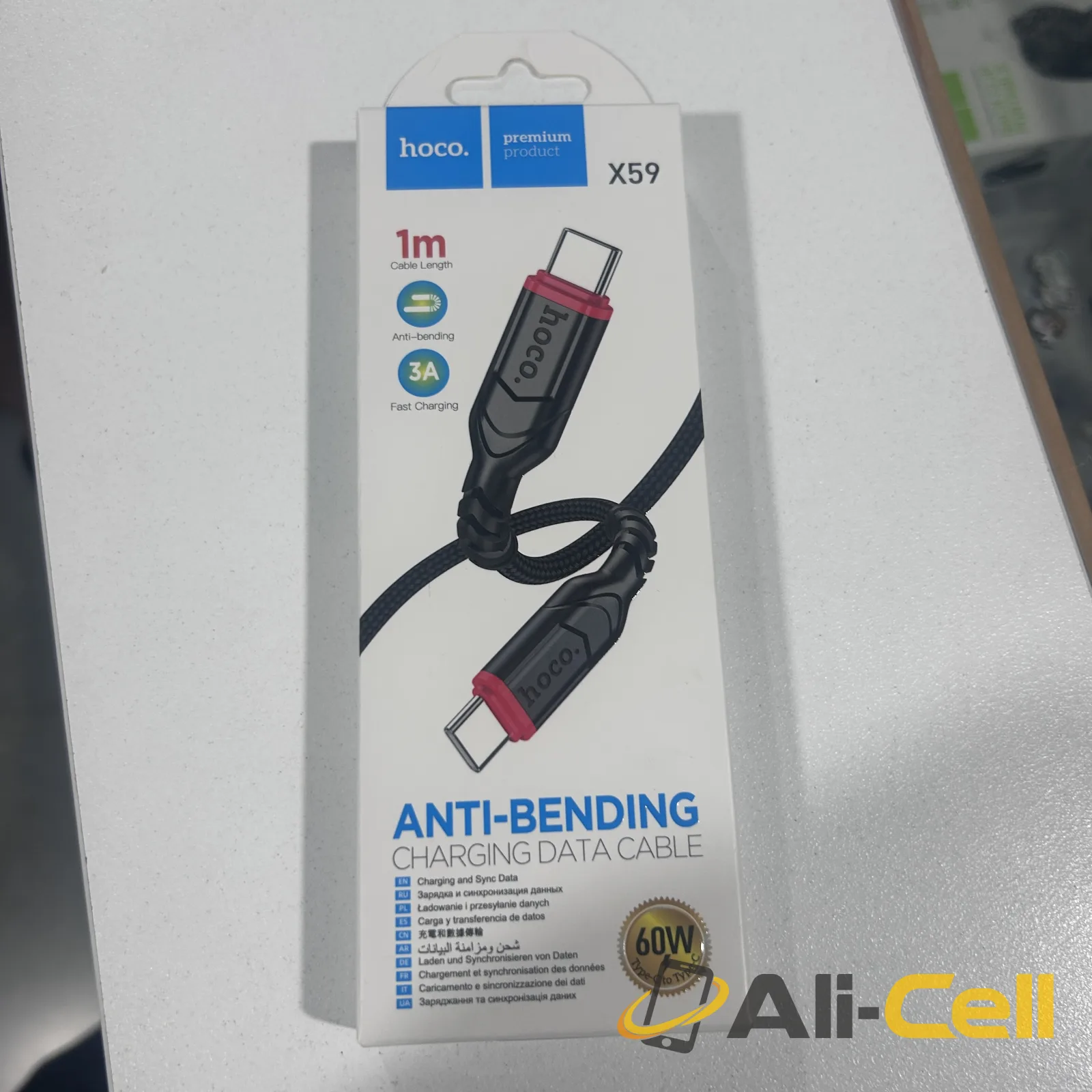 Anti-Bending Charging Data Cable Type-C to Type-C 1m — 2