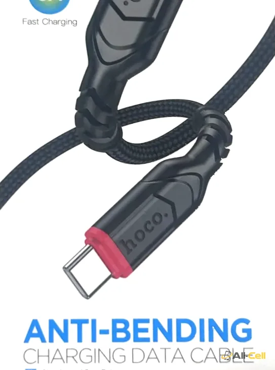 Anti-Bending Charging Data Cable Type-C to Type-C 1m