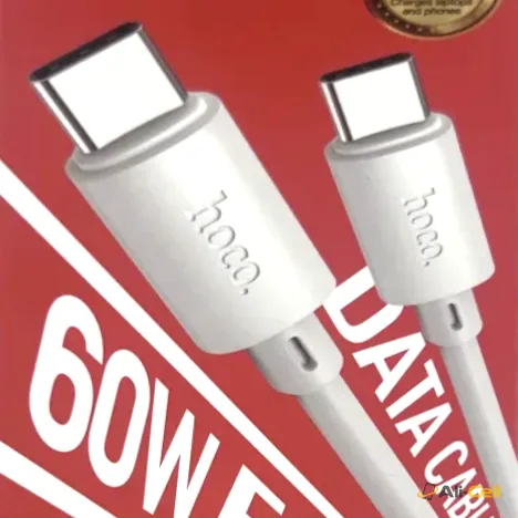 60W Fast Charging Type-C to Type-C Data Cable 1m