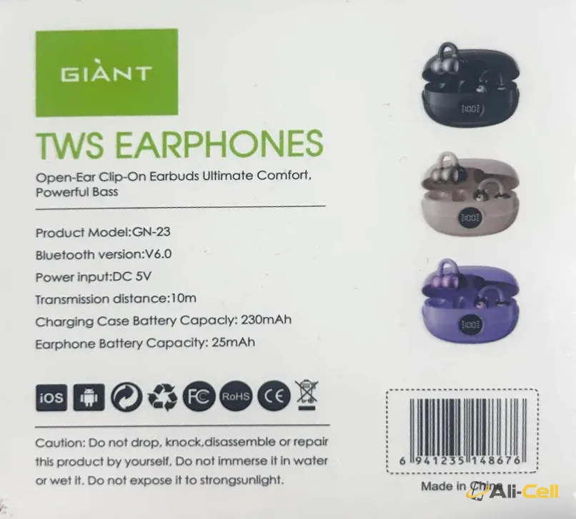 TWS Earphones Open Ear Clip-On Earbuds Ultimate Comfort — 6