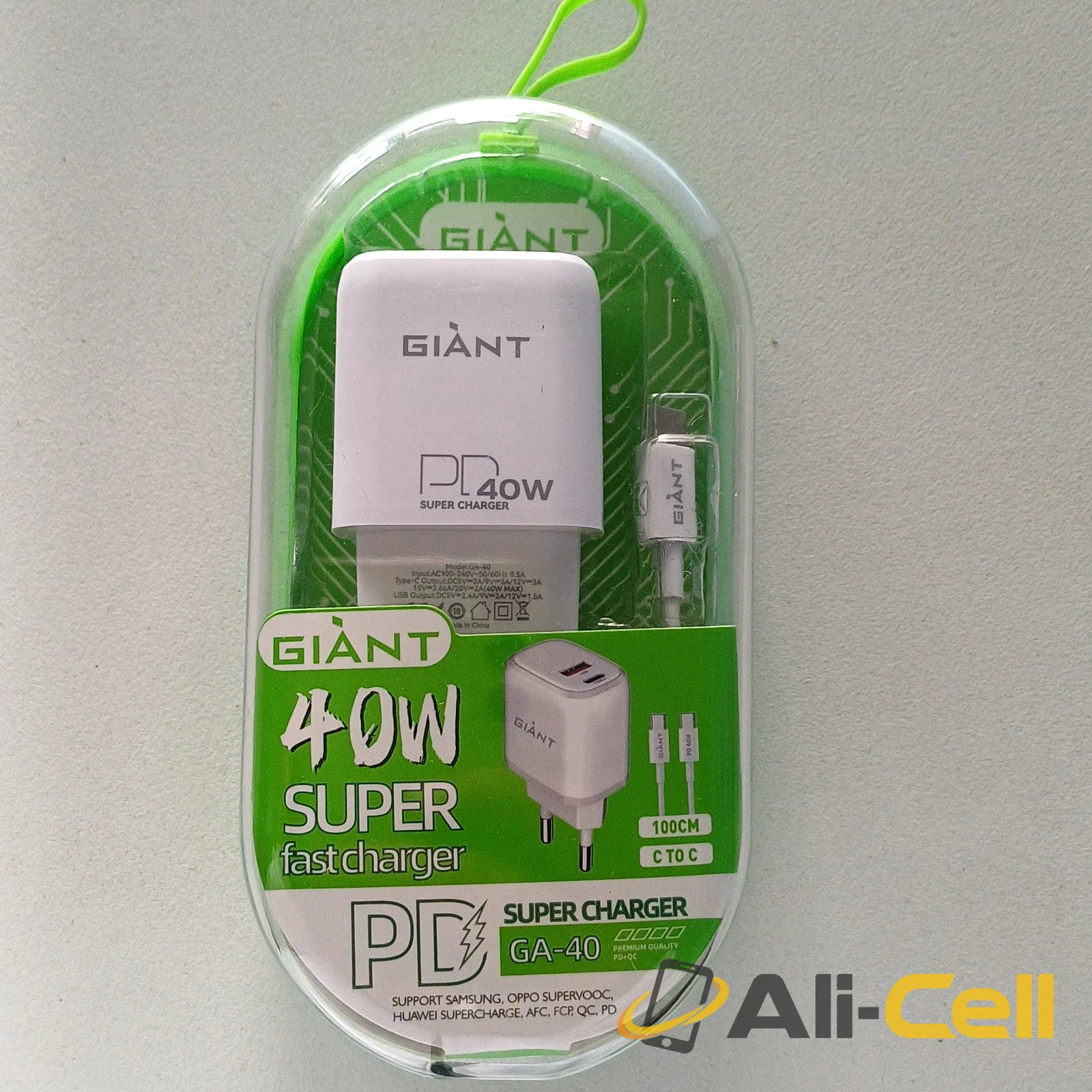 40w super fast charger type C-C — 2
