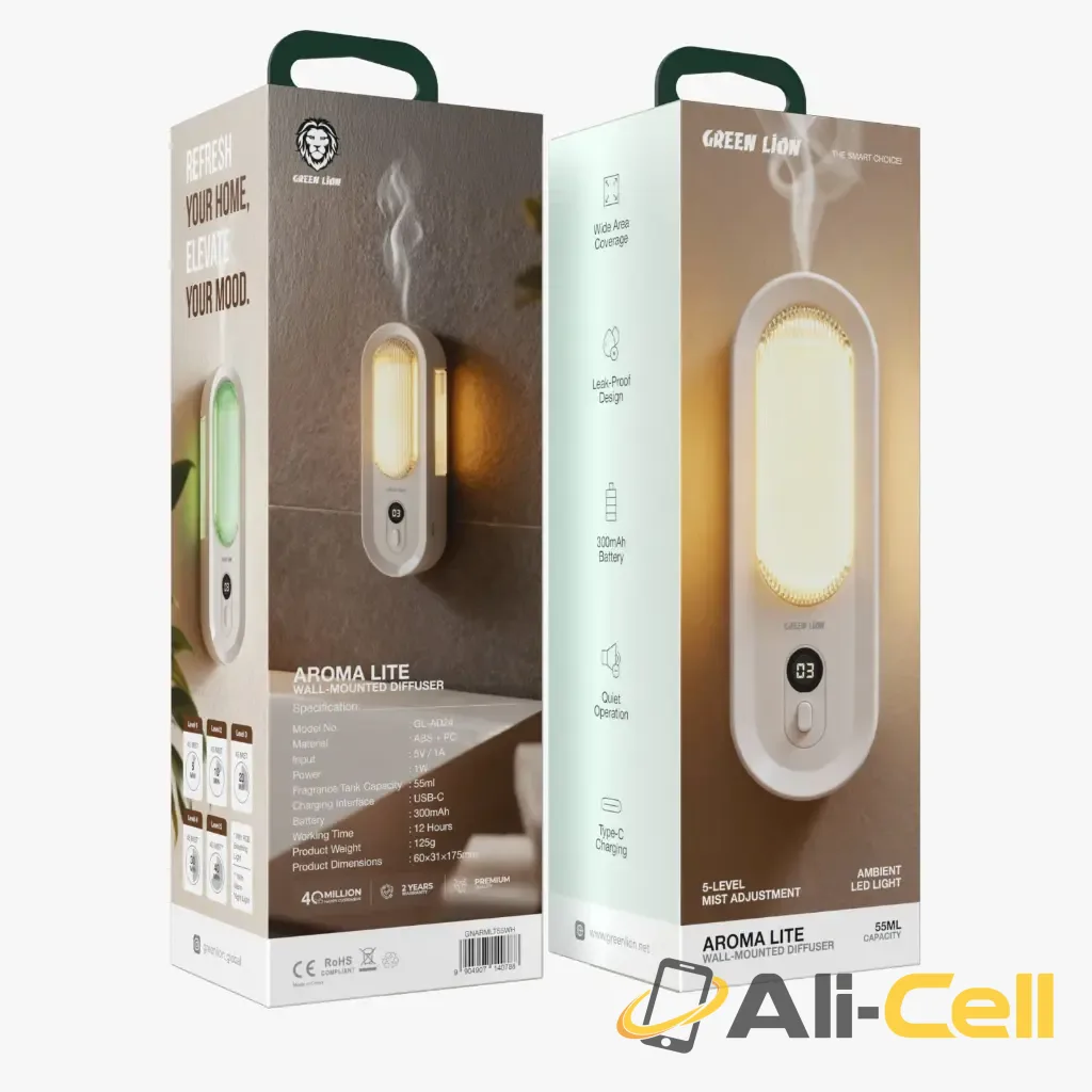 Green Lion AROMA LITE  Wall-Mounted Diffuser 55ML — 2