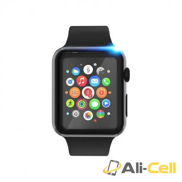 3D HD Glass Screen Protector for Apple Watch 41mm - Black — 2