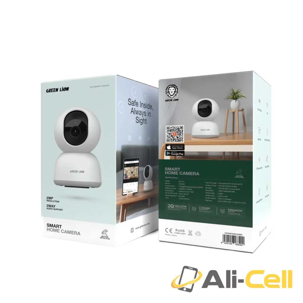 Green Lion Smart Home Camera - White — 2