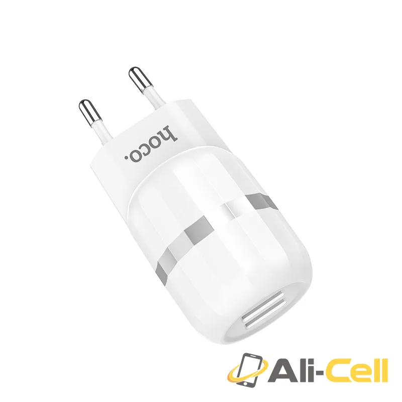 Wall charger “C41A Wisdom” EU dual USB charging adapter (Set With Micro Usb Cable) — 2