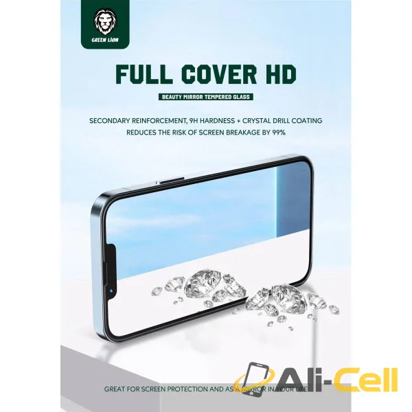 Green Lion  Mirror Reflection Glass Screen Protector — 3