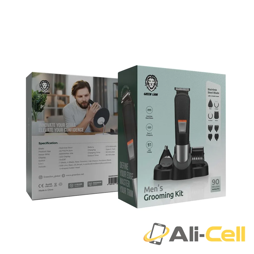 Green Lion - Men Grooming Set - Black — 3