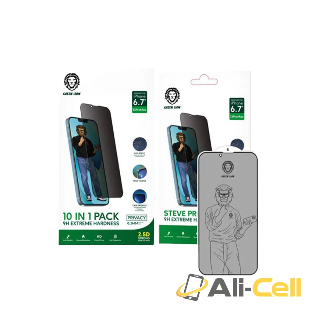 Green Lion 10 in 1 Pack 2.5D 9H Steve Glass 0.2mm
