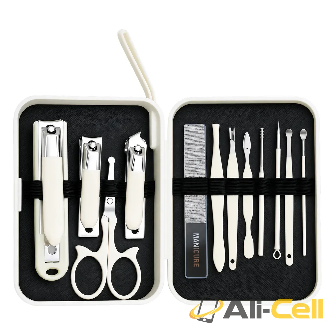 Green Lion 12 in 1 Manicure Set - Cream