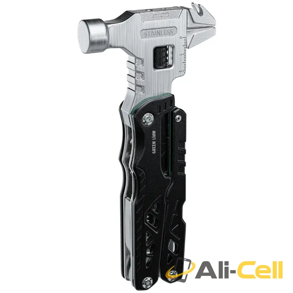 Green Lion 18-In-1 Multi-Tool Hammer - Black
