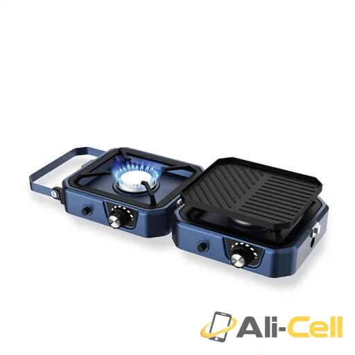 Green Lion 2 IN 1 Portable Camping Stove - Blue