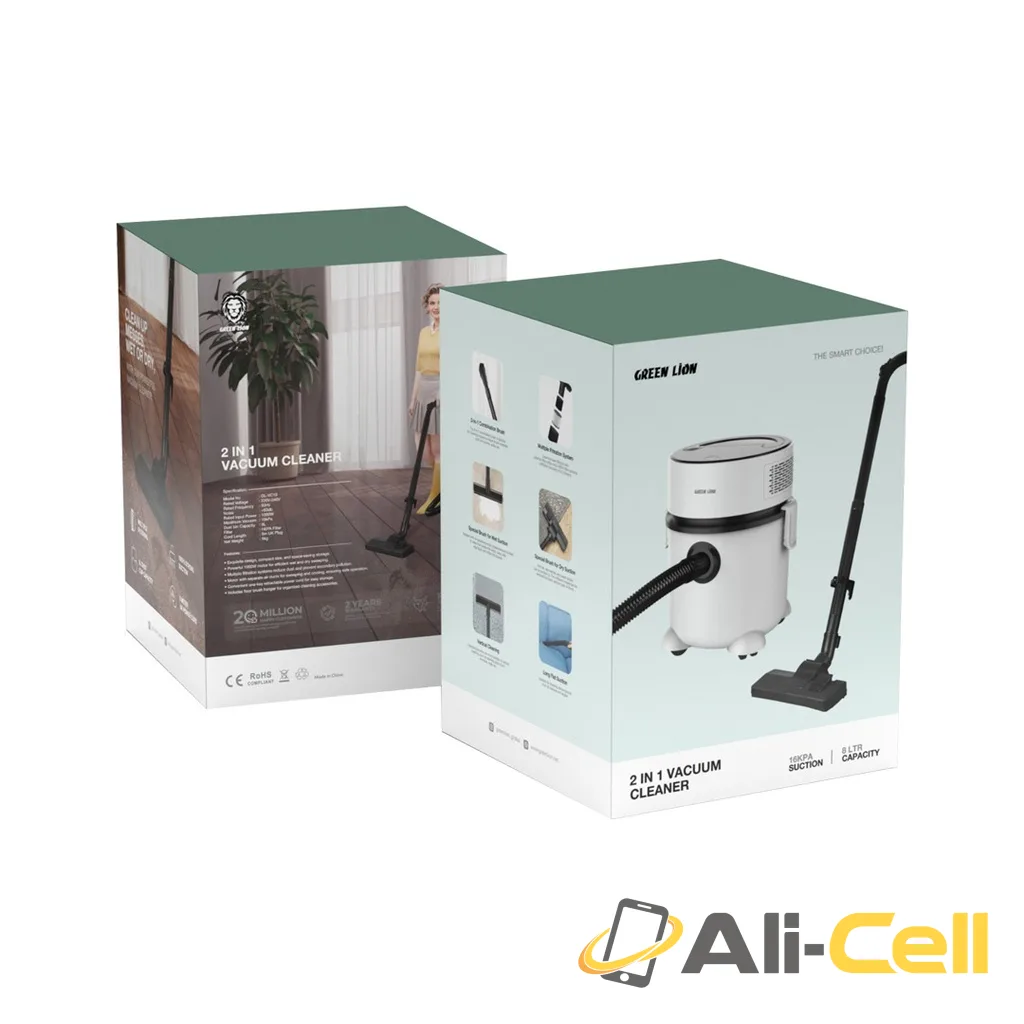 Green Lion 2 In 1 Vacuum Cleaner - White — 2