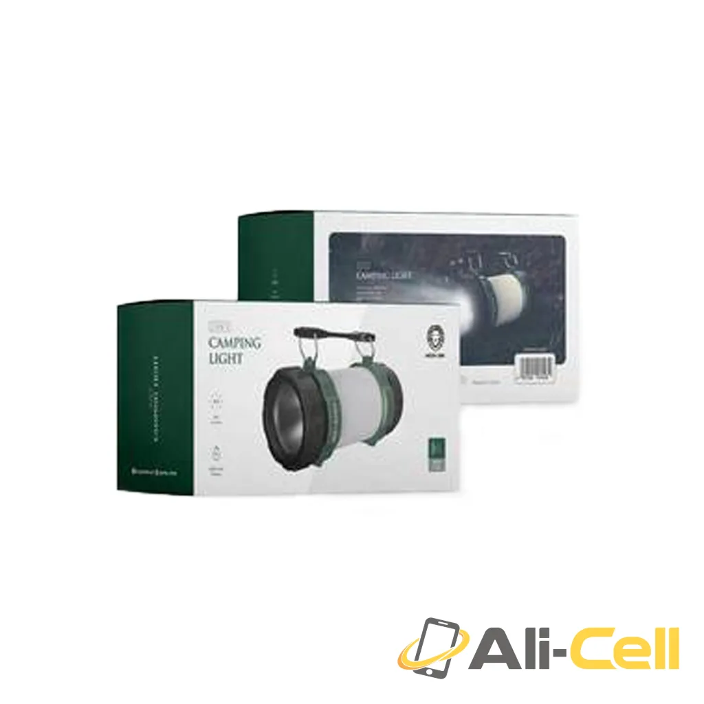 Green Lion 2 in 1 Camping Light 3000mAh 500lm - Black/White/Green — 2