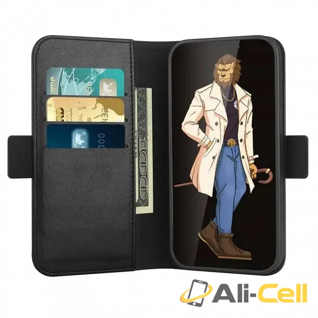 Green Lion 2 in 1 MagSafe Leather Wallet Case — 3