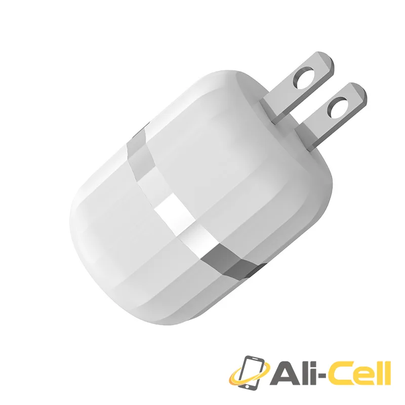Wall charger “C41 Wisdom” US dual USB charging adapter (Single) — 2