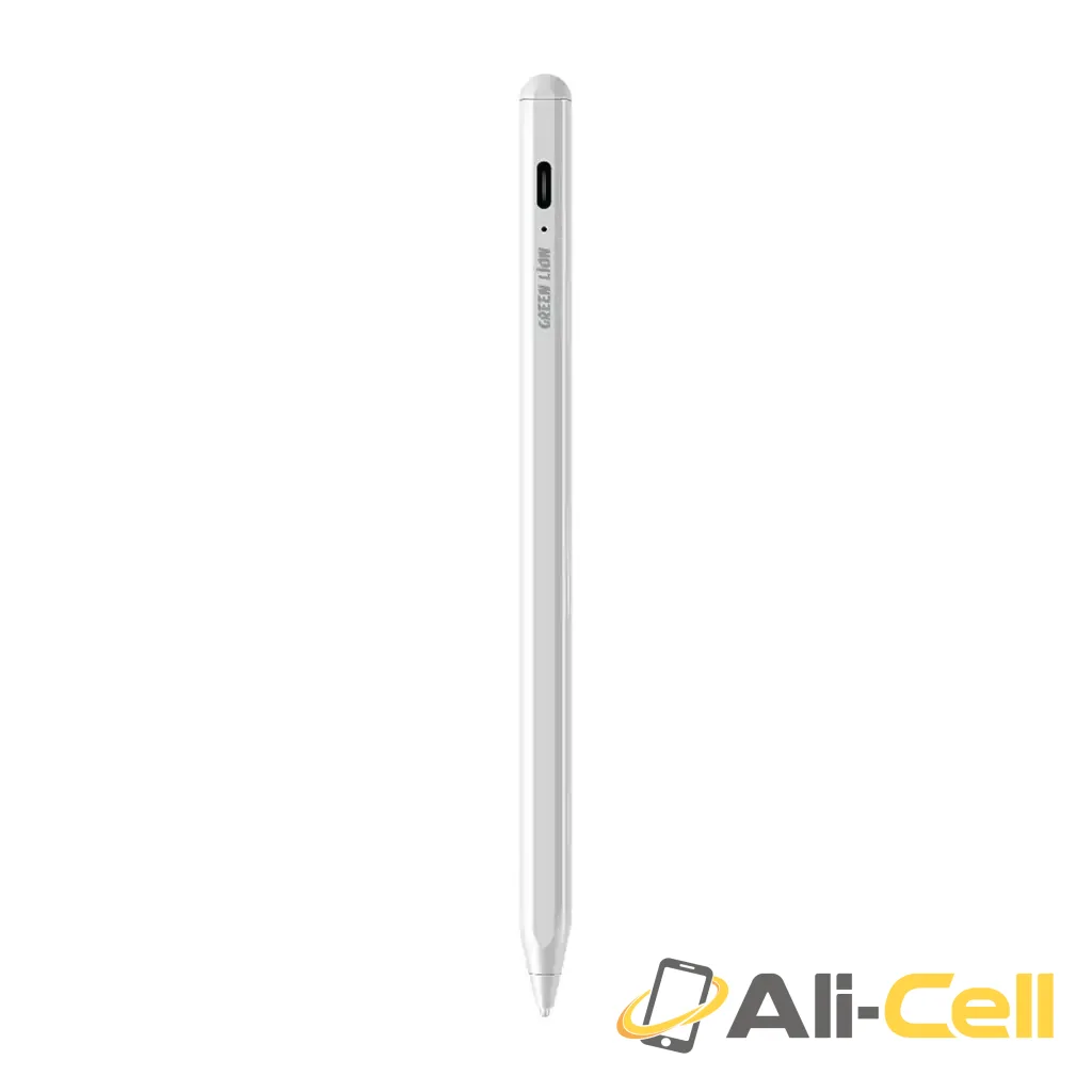 Green Lion 2 in 1 Pencil - White