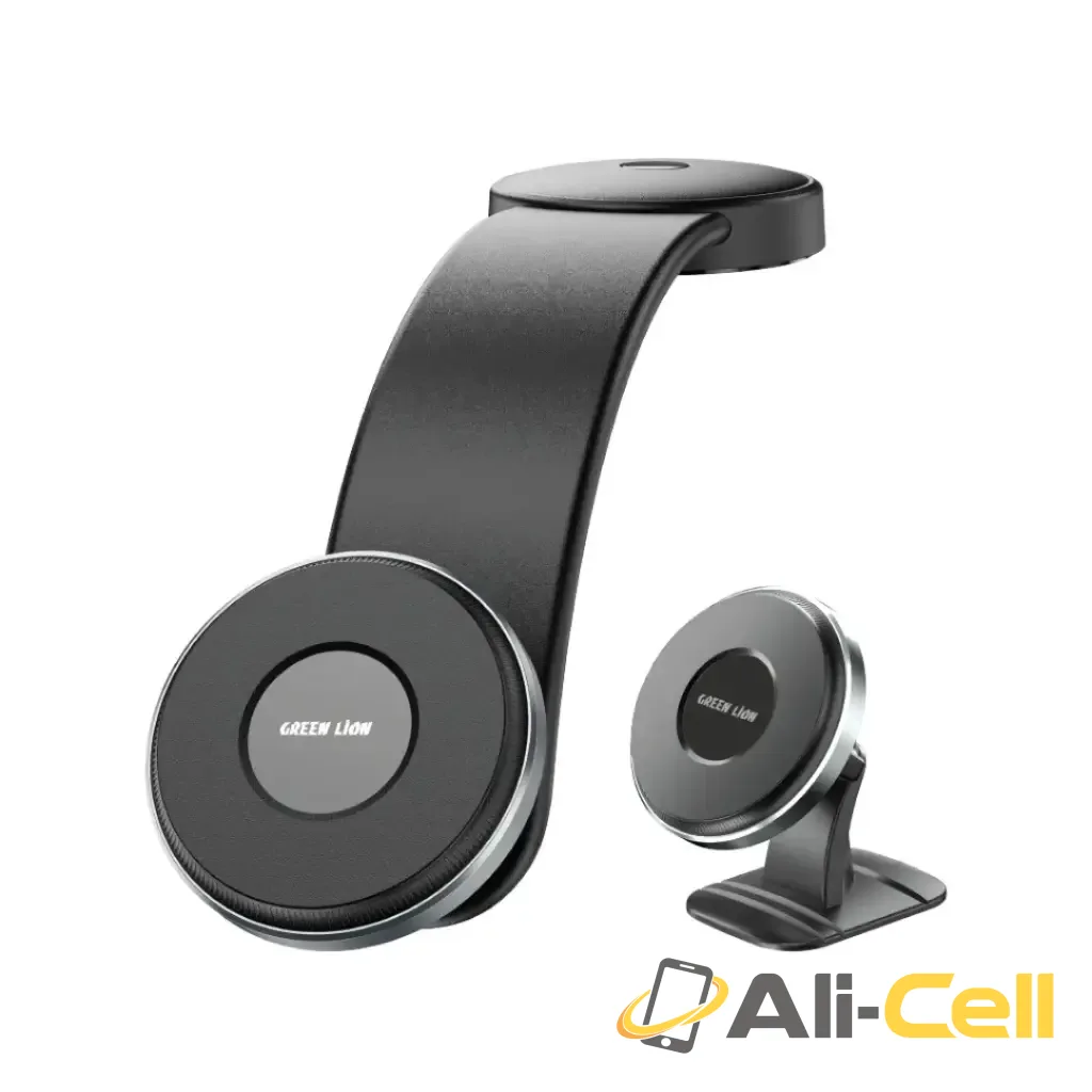 Green Lion 2 in1 Magflex Car Phone Holder - Black