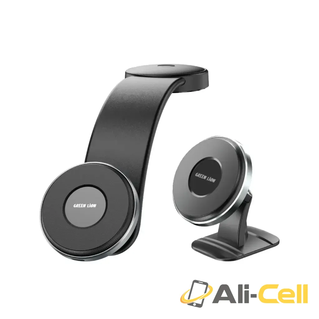 Green Lion 2 in1 Magflex Wireless Car Charger - Black