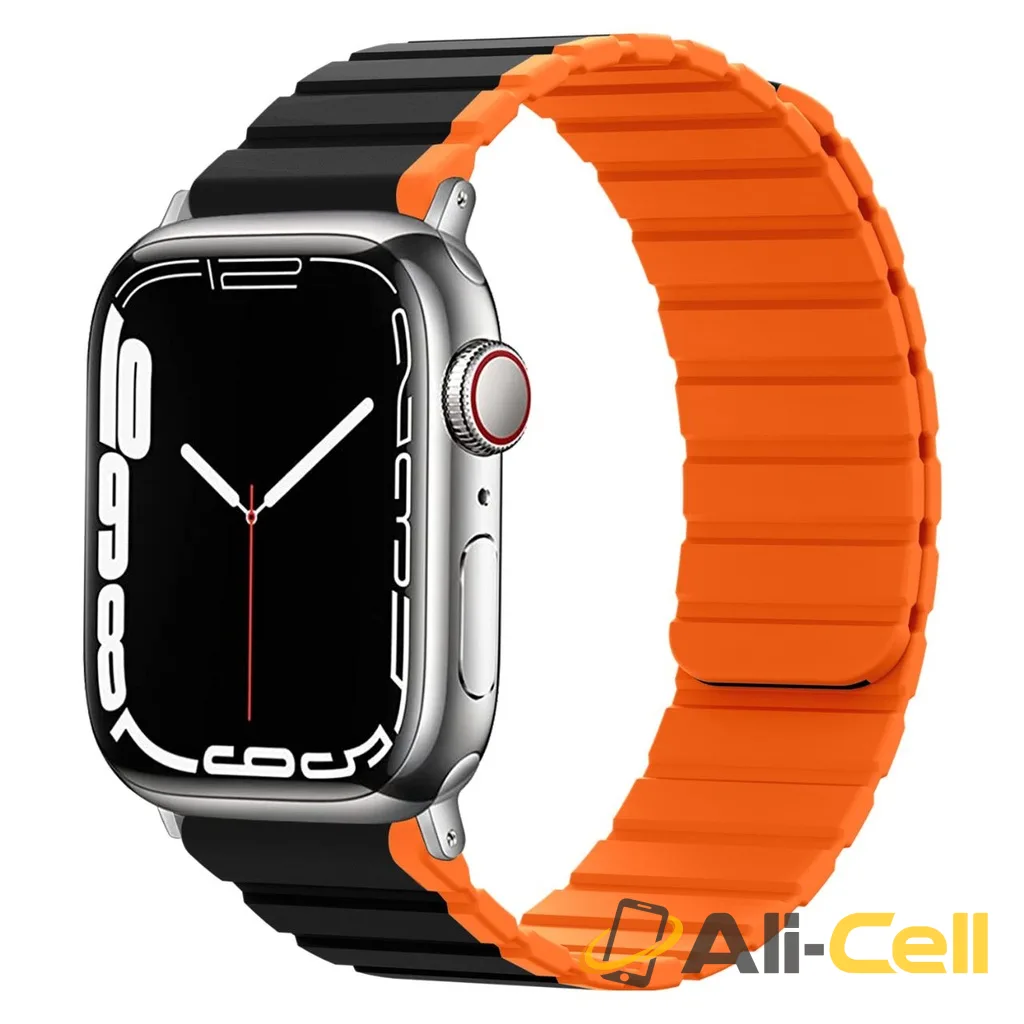 Green Lion 2-In-1 Silicone + Magnets Watch Band
