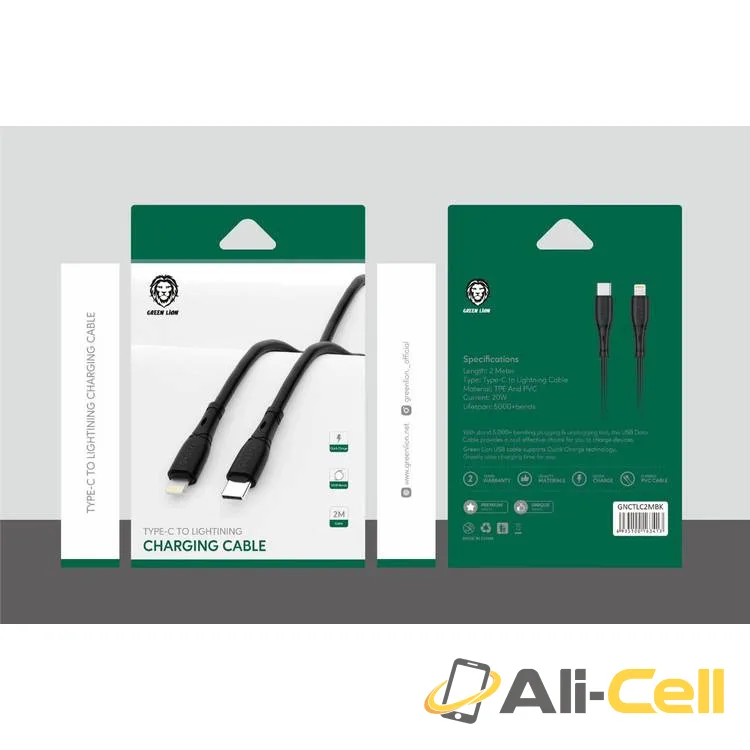Green Lion 20W Type-C To Lightning Charging Cable (1.2m) — 3