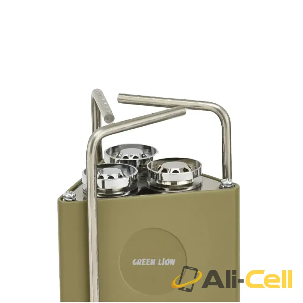 Green Lion 3-Burner Foldable Camping Stove - Khaki — 2