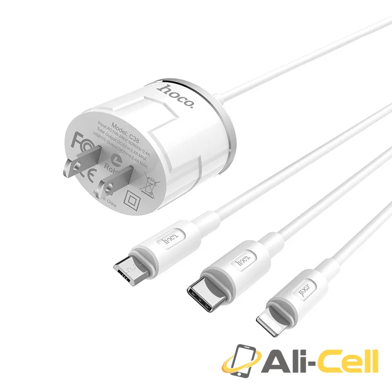 Wall charger “C38 Thunder power” US dual USB charging adapter (Single) — 2