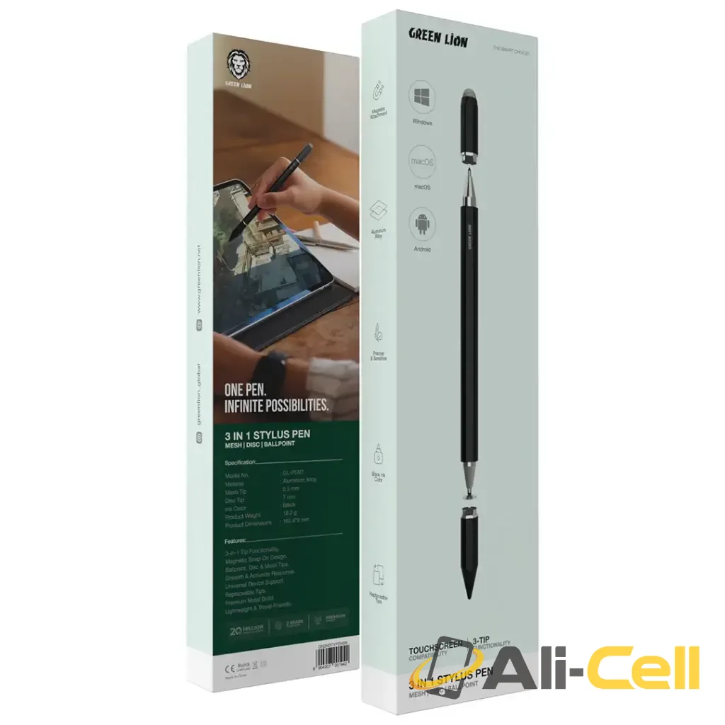 Green Lion 3-In-1 Stylus Pen — 2