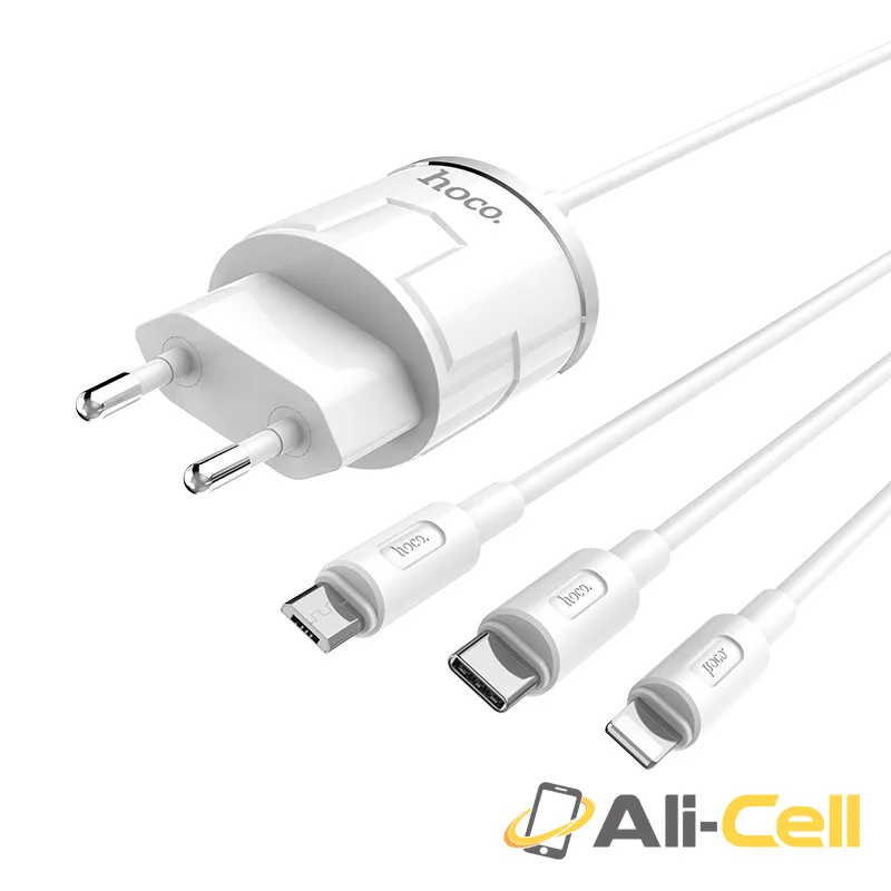 Wall charger “C38A Thunder power” EU dual USB charging adapter (Single) — 2