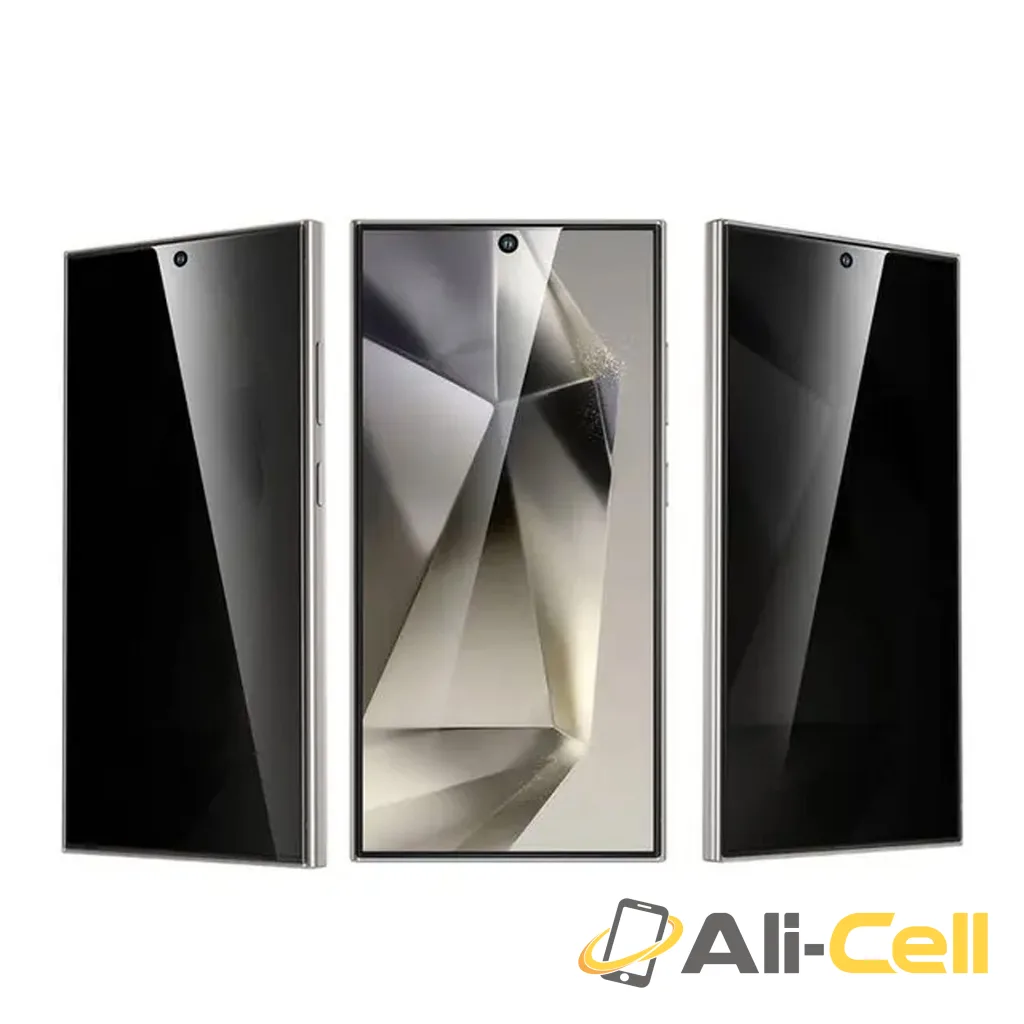 Green Lion 3D Edge Glue Full Round Privacy Glass - S23 Ultra - Black