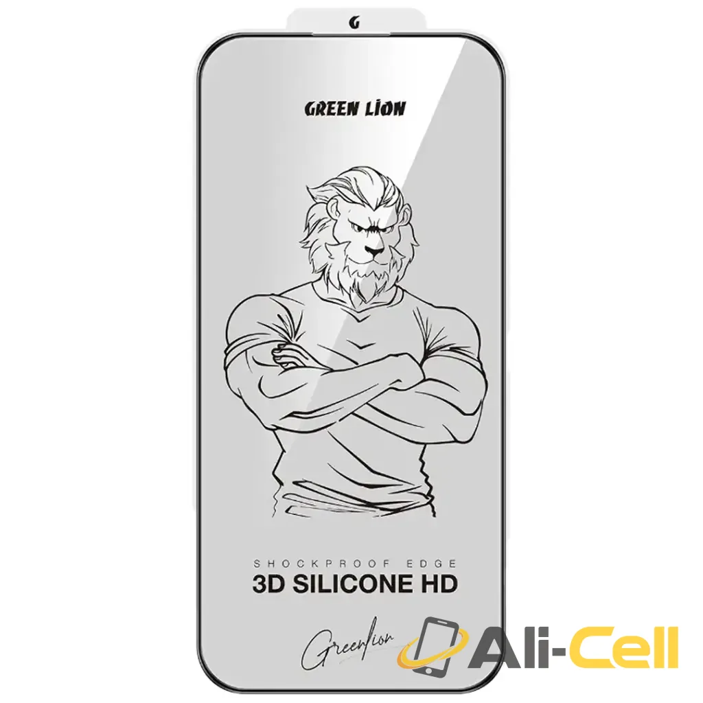 Green Lion 3D Silicone Plus High Definition Edge Glass for iPhone 17 / iPhone 17 Air - Clear
