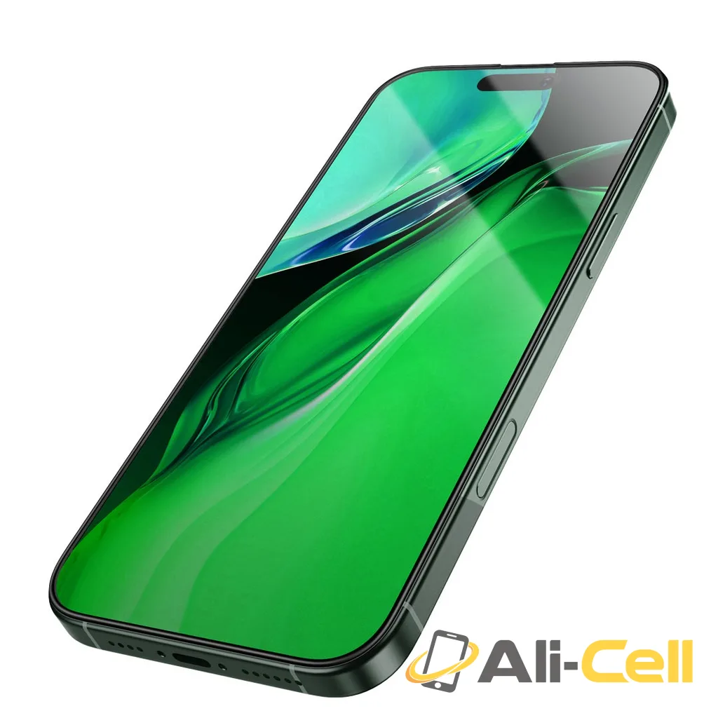 Green Lion 3D Silicone Plus High-Definition Edge Glass iPhone 16 Plus — 2