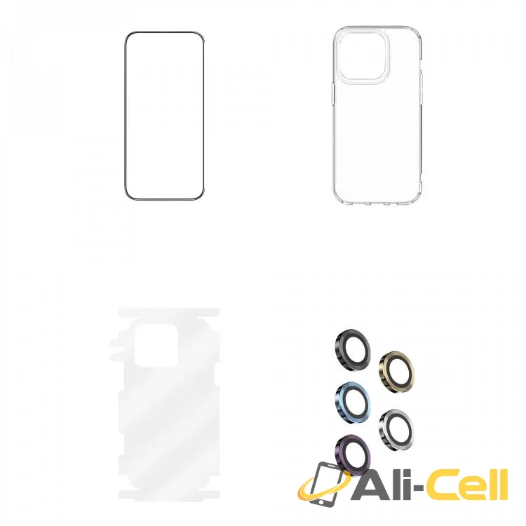 Green Lion 4 in 1 360° Protection Pack - iPhone 14 — 3
