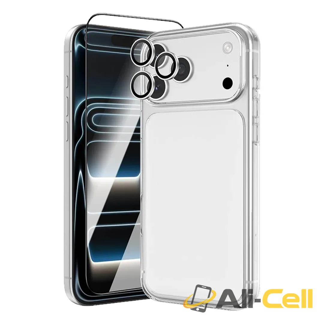 Green Lion 4 in 1 Defender Pack for iPhone 18 Pro / Pro Max - Clear