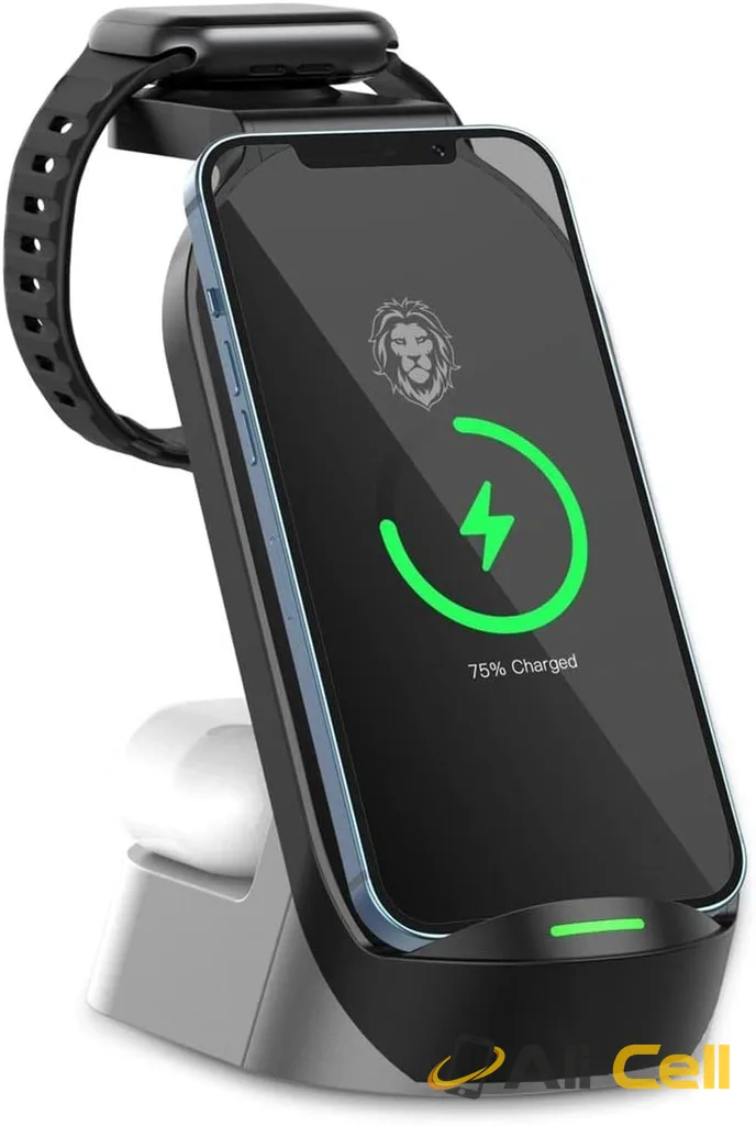 Green Lion 4 in 1 Fast Wireless Charger 15W w/ Type-C Port