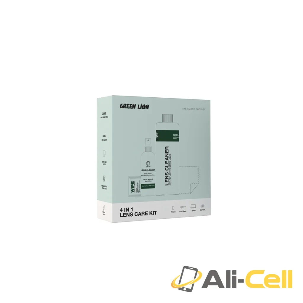 Green Lion 4 in 1 Lens Care Kit - Clear