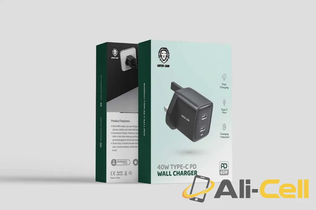 Green Lion 40W Type-C PD Wall Charger , Fast Charging