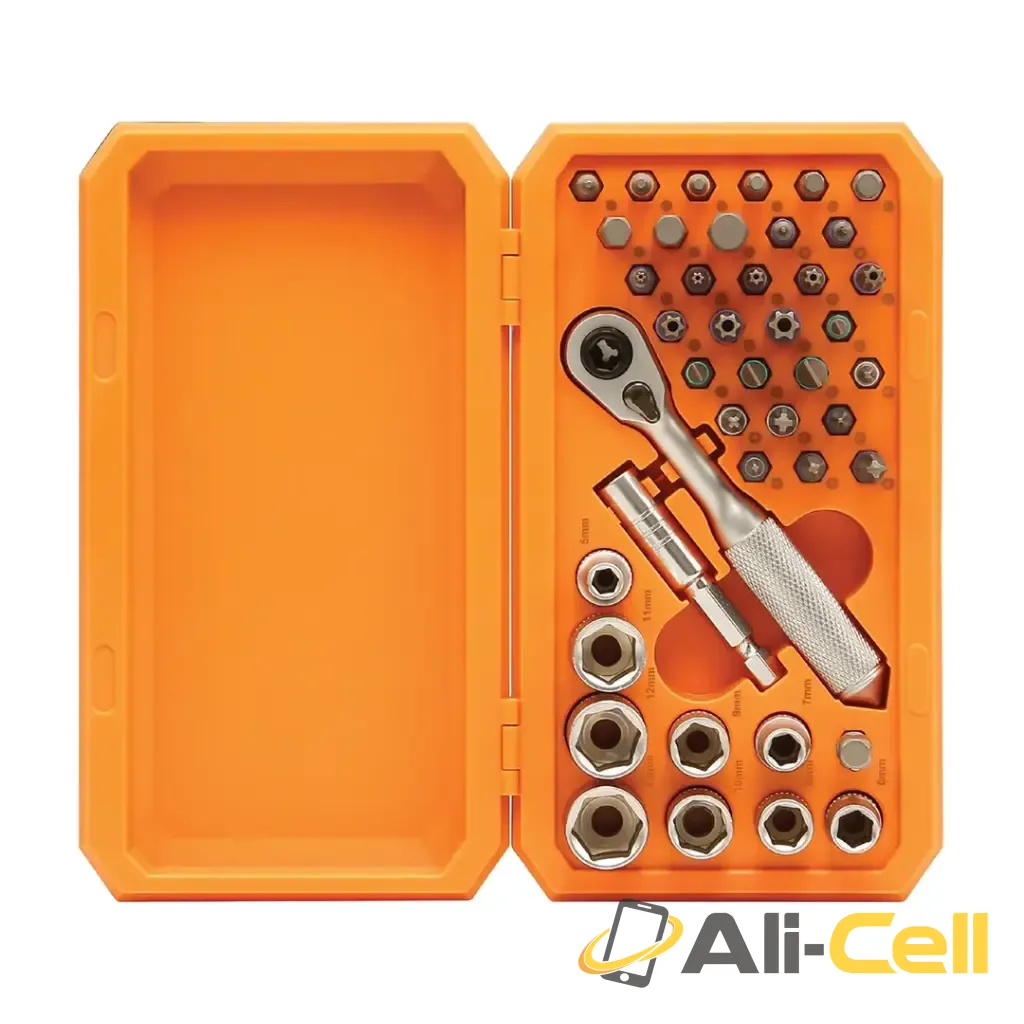 Green Lion 42-IN-1 Ratchet Socket Set - Black