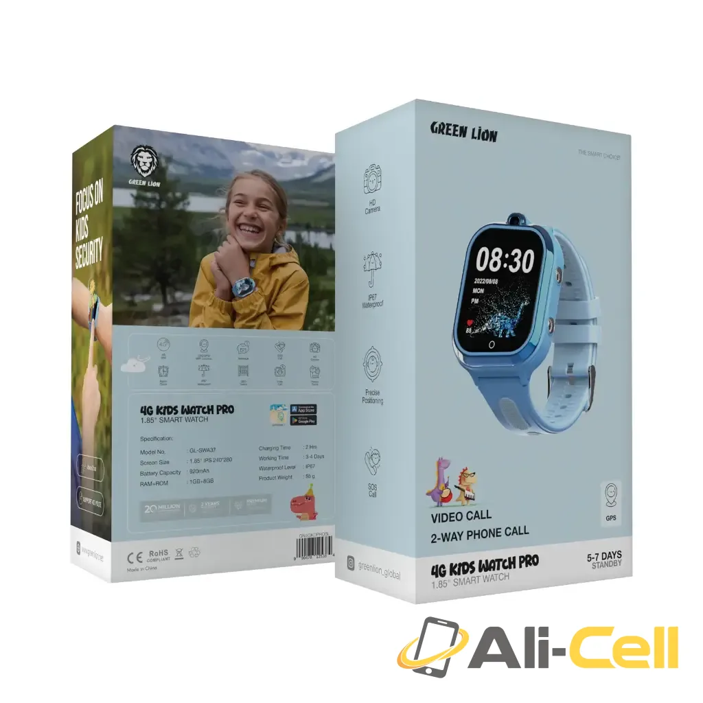 Green Lion 4G Kids Watch Pro 1.85" Smart Watch — 2