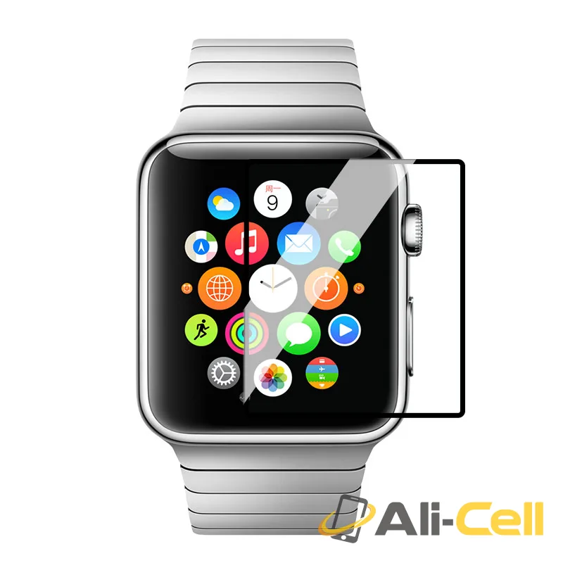 Apple Watch full rim tempered glass screen protector (38mm) — 2