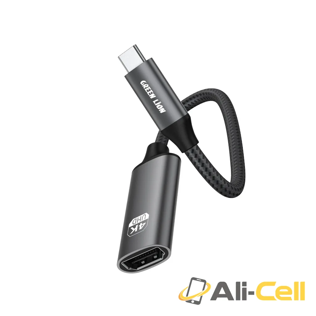 Green Lion 4K USB-C to HDMI Adapter Cable - Black
